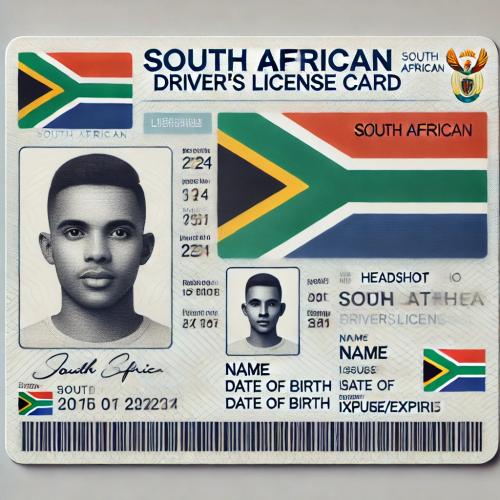 South African Driver's License graphic